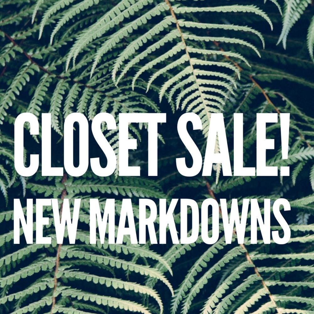 Closet-wide markdown in prices